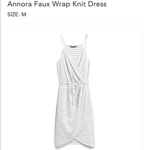 Market and Spruce - Annora faux wrap knit dress